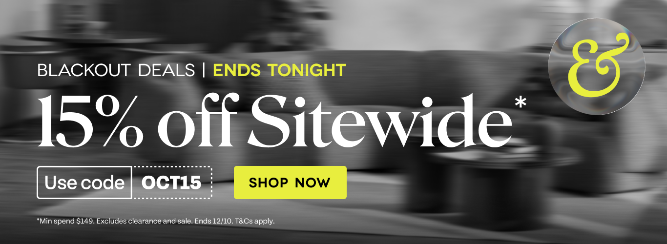 15% OFF Sitewide
