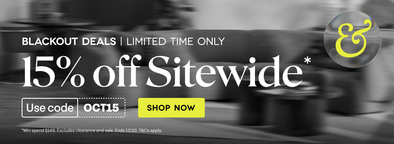 15% OFF Sitewide