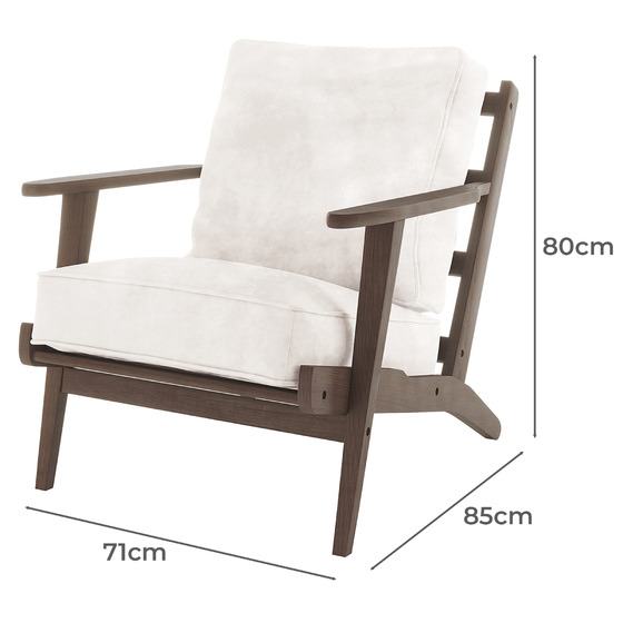 cream feature chair