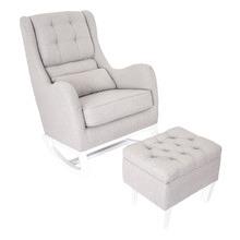 2 Piece Love N Care Vesta Rocking Chair & Ottoman Set