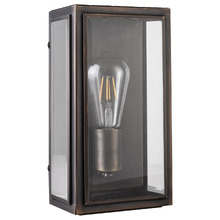 Kent Brass & Glass Outdoor Wall Light