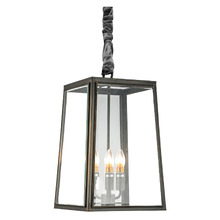 Preston Brass & Glass 3 Light Pendant