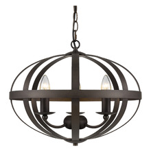 Lincon Iron 3 Light Pendant