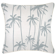 Tall Palms Piped Square Outdoor Cushion