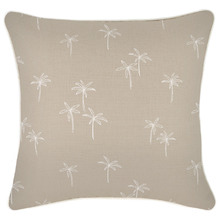 Palm Cove Piped Square Outdoor Cushion