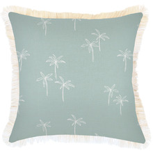 Palm Cove Fringed Square Outdoor Cushion