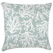 Coral Piped Square Outdoor Cushion