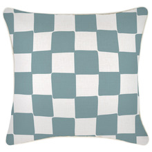 Check Piped Outdoor Cushion