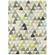 Olive Lulu Hand-Tufted Wool Rug