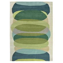 Emerald Elliptic Hand-Tufted Pure New Wool Rug