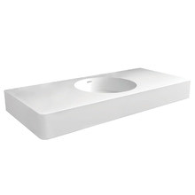 Encanto 1000mm Matte White Wall Mounted Basin