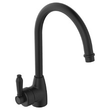 Eleanor Brass Gooseneck Kitchen Sink Mixer