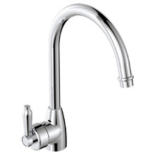 Eleanor Brass Gooseneck Kitchen Sink Mixer