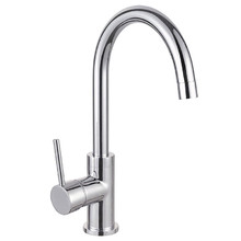 Isabella Brass Gooseneck Kitchen Sink Mixer