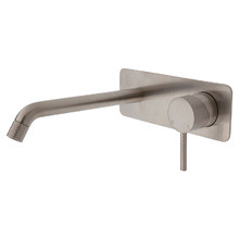Axle 160mm Rectangular Basin/Bath Wall Mixer Set
