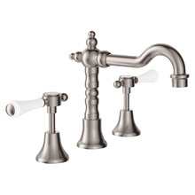Lillian Shepherds Crook Basin Tap Set with Ceramic Levers