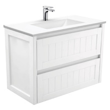 Vanessa Hampton 900mm White Wall Hung Vanity Unit