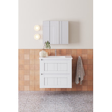 Vanessa Hampton 750mm White Wall Hung Vanity Unit