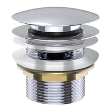 Universal 40mm Brass Pop-up Bath Waste with Overflow