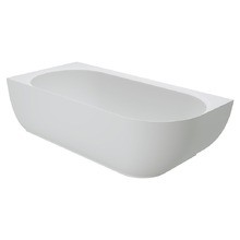 Matta 1750mm Gloss White Solid Surface Corner Bath