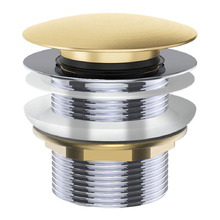 40mm Brass Universal Pop Up - Pull Out Bath Waste