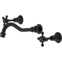 Lillian Cross Handle 1/4 Turn Ceramic Disk Bath/Basin Set