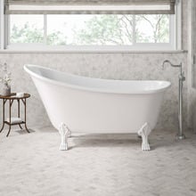 Elizabeth  Acrylic Freestanding Clawfoot Bath