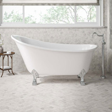 Elizabeth  Acrylic Freestanding Clawfoot Bath