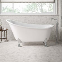 Elizabeth  Acrylic Freestanding Clawfoot Bath