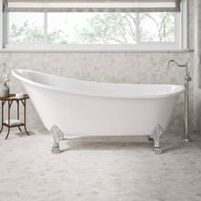 Elizabeth  Acrylic Freestanding Clawfoot Bath