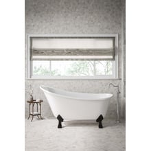 Elizabeth  Acrylic Freestanding Clawfoot Bath