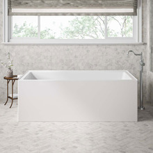 Sentor 1500mm Right Hand Acrylic Bath Tub with Tiling Lip
