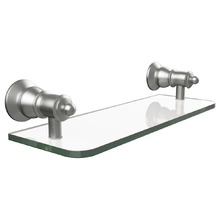 Lillian Metal & Glass Bathroom Shelf