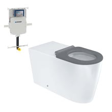 Isabella Care P-Trap Wall-Faced Toilet Suite With Geberit Sigma In-Wall Cistern
