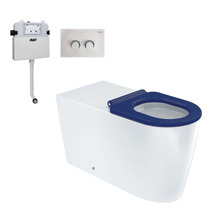 Isabella Care S-Trap Wall-Faced Toilet Suite With R&T In-Wall Cistern