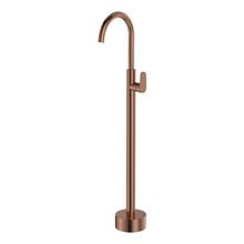 Empire Brushed Copper Floor Mounted Bath Mixer