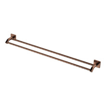 Sansa 900mm Brushed Copper Double Towel Rail