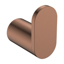 Empire Slim Brushed Copper Robe Hook