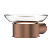 Empire Slim Brushed Copper Soap Dish