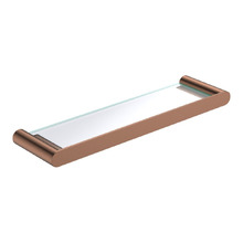 Empire Slim 430mm Brushed Copper Shower Shelf