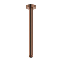Kaya 300mm Brushed Copper Round Ceiling Shower Arm