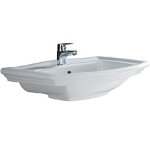 Washington 56cm Wall Mounted Ceramic Basin