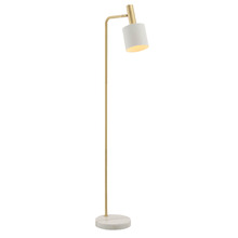Addison Brushed Brass & Marble Floor Lamp