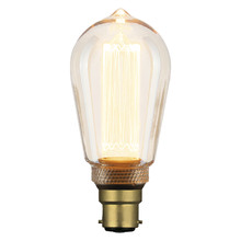 Gwen B22 Tubular 4W Vintage Style LED Bulb