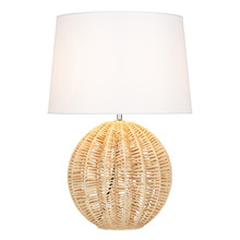 58cm Stiloso Raffia Fibre Base Table Lamp