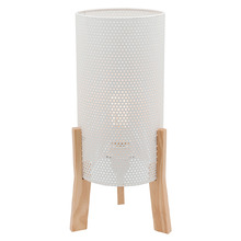 Houlton Iron & Pine Wood Table Lamp