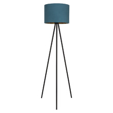 Reno Iron & Velvet Floor Lamp