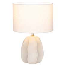 Reverie Ceramic & Linen Table Lamp