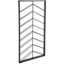 Grey Franko Chevron Wine Rack