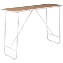 Natural & White Kaylin Pine Wood Console
